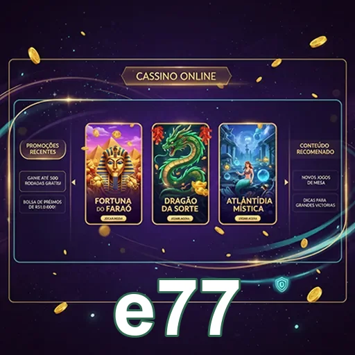 Usuário acessando e77 com segurança no celular