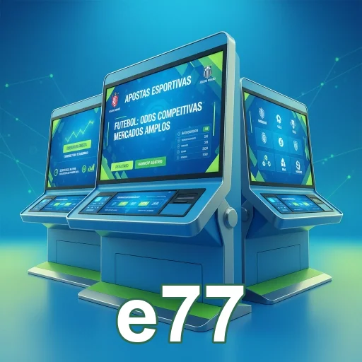 Tela de login seguro da e77 em iOS e Android